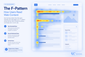 نمط F في قراءة المحتوى