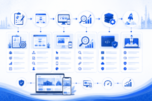 The process of building successful Arabic websites.