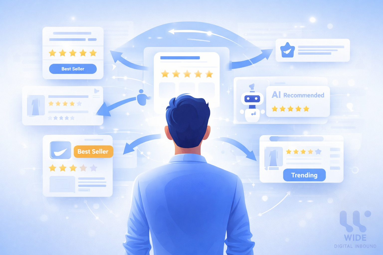 Social proof and algorithm influence on buying decisions