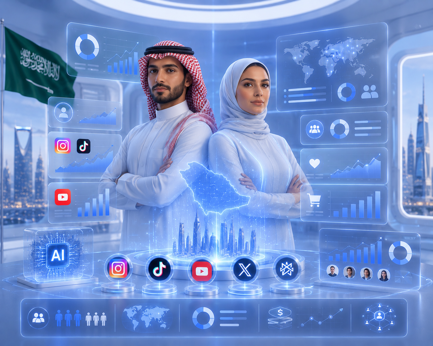 AI digital influencer powered by artificial intelligence in modern marketing campaigns