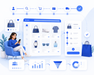 Optimized ecommerce user experience and checkout flow