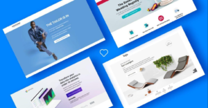 High converting landing page design