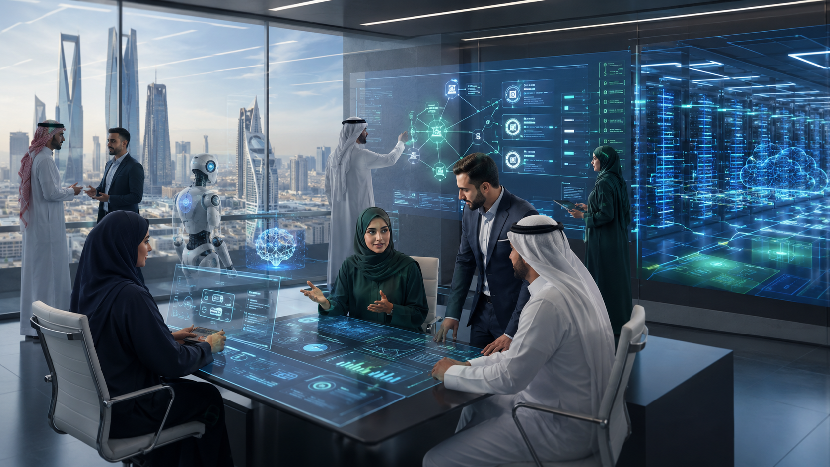 ترندات الذكاء الاصطناعي في السعودية 2026 للشركات
